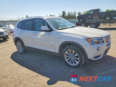 Czwarte zdjęcie samochodu z boku: 2013 BMW X3 XDRIVE28I VIN:5UXWX9C59D0A20255 - miniatura