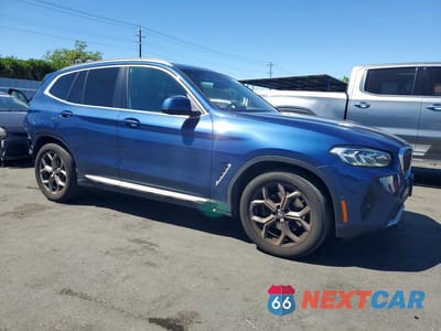 Czwarte zdjęcie samochodu z boku: 2024 BMW X3 SDRIVE30I VIN:5UX43DP08R9U43381 - miniatura
