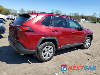 Trzecie zdjęcie samochodu z tyłu: 2020 TOYOTA RAV4 LE VIN:2T3F1RFV6LW112414 - miniatura