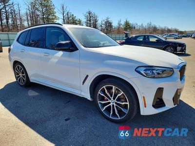 Czwarte zdjęcie samochodu z boku: 2022 BMW X3 M40I VIN:5UX83DP06N9J72316 - miniatura