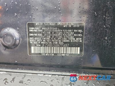 Zdjęcie 13 z 13 samochodu: 2011 SUBARU FORESTER LIMITED VIN:JF2SHBEC6BH775487 - miniatura