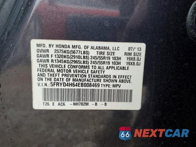 Zdjęcie 13 z 13 samochodu: 2014 ACURA MDX TECHNOLOGY VIN:5FRYD4H64EB008469 - miniatura
