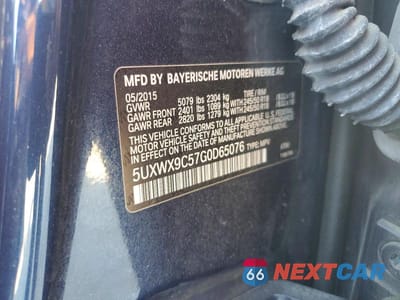 Zdjęcie 13 z 13 samochodu: 2016 BMW X3 XDRIVE28I VIN:5UXWX9C57G0D65076 - miniatura
