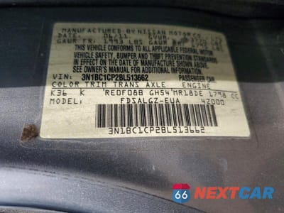 Zdjęcie 12 z 12 samochodu: 2014 NISSAN VERSA VIN:3N1BC1CP2BL513662 - miniatura