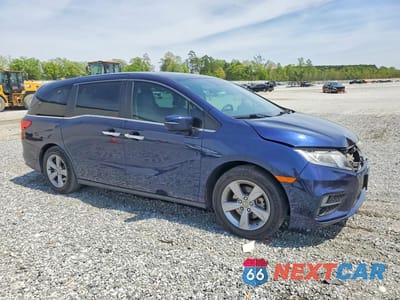 Czwarte zdjęcie samochodu z boku: 2019 HONDA ODYSSEY EXL VIN:5FNRL6H70KB056544 - miniatura