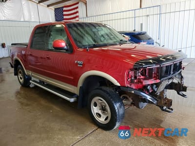 Czwarte zdjęcie samochodu z boku: 2001 FORD F150 SUPERCREW VIN:1FTRW08L91KD63620 - miniatura