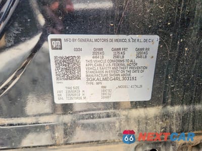 Zdjęcie 13 z 13 samochodu: 2024 GMC TERRAIN SLE VIN:3GKALMEG4RL303151 - miniatura