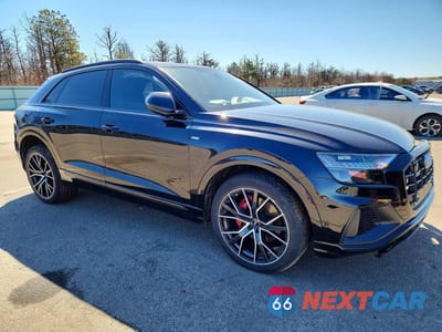 Czwarte zdjęcie samochodu z boku: 2019 AUDI Q8 PRESTIGE S-LINE VIN:WA1FVAF16KD041529 - miniatura