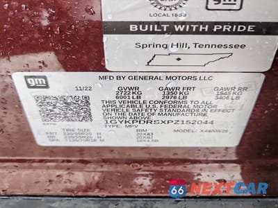 Zdjęcie 13 z 13 samochodu: 2023 CADILLAC XT6 PREMIUM LUXURY VIN:1GYKPDRSXPZ152044 - miniatura