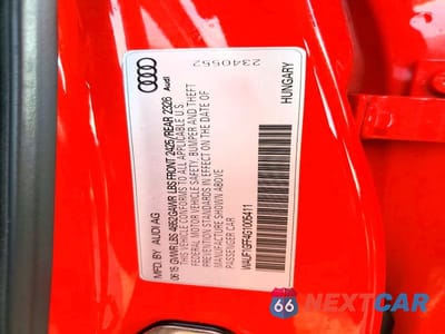 Zdjęcie 13 z 13 samochodu: 2016 AUDI S3 PRESTIGE VIN:WAUF1GFF4G1005411 - miniatura