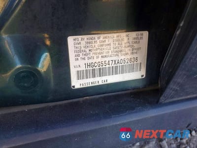 Zdjęcie 12 z 12 samochodu: 1999 HONDA ACCORD LX VIN:1HGCG5547XA052636 - miniatura