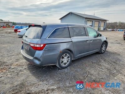 Trzecie zdjęcie samochodu z tyłu: 2011 HONDA ODYSSEY EXL VIN:5FNRL5H67BB016446 - miniatura