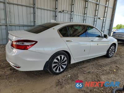 Trzecie zdjęcie samochodu z tyłu: 2017 HONDA ACCORD HYBRID VIN:JHMCR6F38HC014700 - miniatura