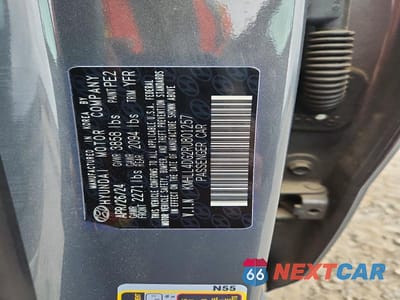 Zdjęcie 12 z 12 samochodu: 2024 HYUNDAI ELANTRA SE VIN:KMHLL4DG2RU801257 - miniatura