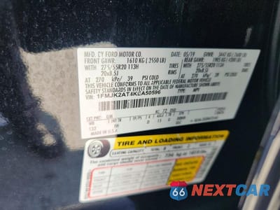 Zdjęcie 13 z 13 samochodu: 2019 FORD EXPEDITION MAX LIMITED VIN:1FMJK2AT4KEA50596 - miniatura
