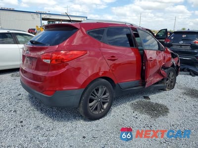 Trzecie zdjęcie samochodu z tyłu: 2015 HYUNDAI TUCSON SE VIN:KM8JU3AG6FU102843 - miniatura