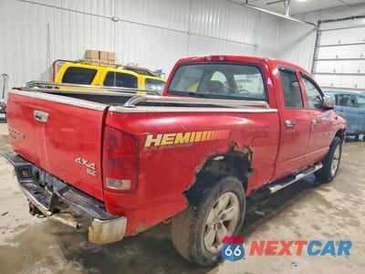 Trzecie zdjęcie samochodu z tyłu: 2003 DODGE RAM 1500 ST VIN:1D7HU18D33S372807 - miniatura