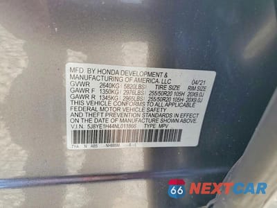 Zdjęcie 13 z 13 samochodu: 2022 ACURA MDX TECHNOLOGY VIN:5J8YE1H44NL011866 - miniatura