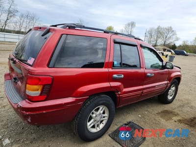 Trzecie zdjęcie samochodu z tyłu: 2004 JEEP GRAND CHEROKEE LAREDO VIN:1J4GW48S24C144626 - miniatura