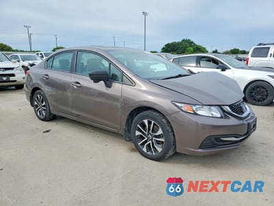 Czwarte zdjęcie samochodu z boku: 2015 HONDA CIVIC EX VIN:19XFB2F85FE034190 - miniatura