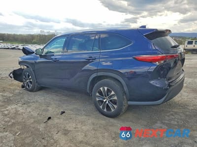 Drugie zdjęcie samochodu z przodu: 2020 TOYOTA HIGHLANDER XLE VIN:5TDGZRAH6LS009672 - miniatura