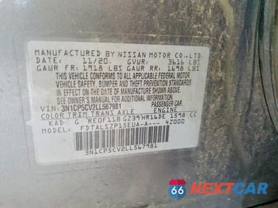 Zdjęcie 14 z 14 samochodu: 2020 NISSAN KICKS SV VIN:3N1CP5CV2LL567981 - miniatura