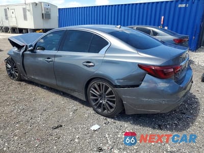 Drugie zdjęcie samochodu z przodu: 2019 INFINITI Q50 RED SPORT 400 VIN:JN1FV7AP2KM760428 - miniatura
