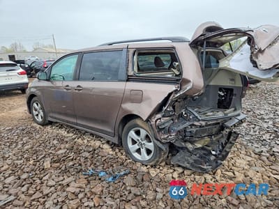 Drugie zdjęcie samochodu z przodu: 2020 TOYOTA SIENNA LE VIN:5TDKZ3DC9LS042074 - miniatura