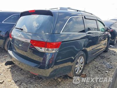 Trzecie zdjęcie samochodu z tyłu: 2014 HONDA ODYSSEY EXL VIN:5FNRL5H64EB022547 - miniatura