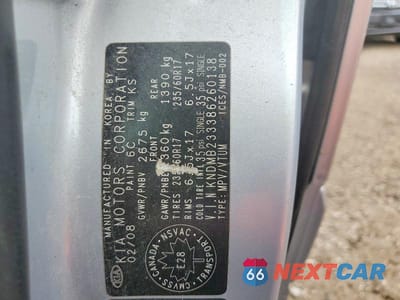 Zdjęcie 13 z 13 samochodu: 2008 KIA SEDONA LX VIN:KNDMB233386260138 - miniatura