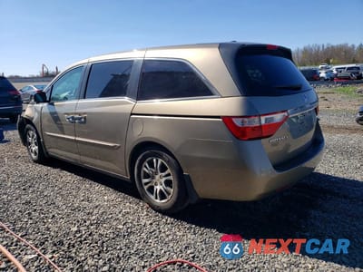 Drugie zdjęcie samochodu z przodu: 2012 HONDA ODYSSEY EXL VIN:5FNRL5H69CB016496 - miniatura
