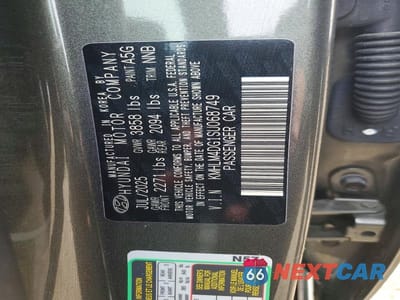 Zdjęcie 12 z 12 samochodu: 2025 HYUNDAI ELANTRA SEL SPORT VIN:KMHLM4DG1SU068749 - miniatura