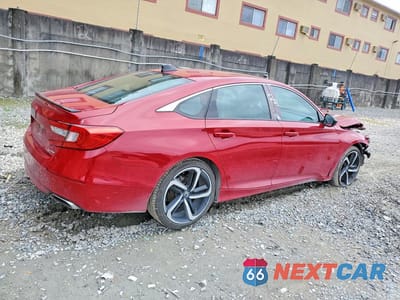 Trzecie zdjęcie samochodu z tyłu: 2022 HONDA ACCORD SPORT VIN:1HGCV1F31NA058725 - miniatura