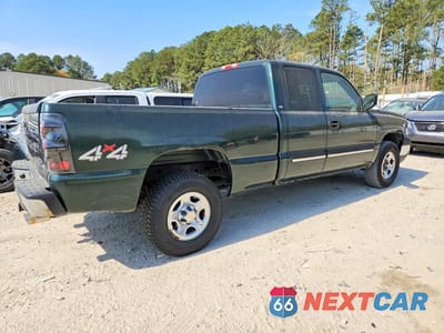 Trzecie zdjęcie samochodu z tyłu: 2003 CHEVROLET SILVERADO K1500 VIN:1GCEK19V13E175336 - miniatura