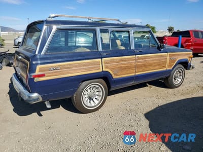 Trzecie zdjęcie samochodu z tyłu: 1987 JEEP WAGONEER VIN:1JCNJ15U5HT000489 - miniatura