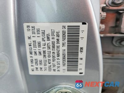 Zdjęcie 12 z 12 samochodu: 2009 HONDA ACCORD LX VIN:1HGCP26369A051114 - miniatura