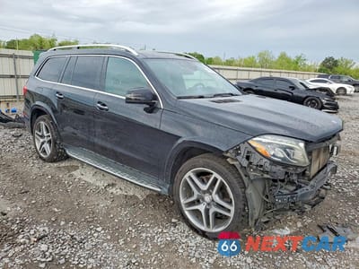 Czwarte zdjęcie samochodu z boku: 2017 MERCEDES-BENZ GLS 550 4MATIC VIN:4JGDF7DE0HA873067 - miniatura