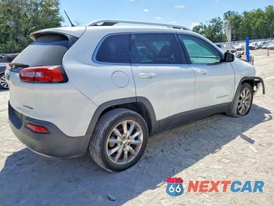 Trzecie zdjęcie samochodu z tyłu: 2015 JEEP CHEROKEE LIMITED VIN:1C4PJLDB4FW505702 - miniatura