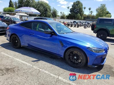Czwarte zdjęcie samochodu z boku: 2023 BMW M4 COMPETITION VIN:WBS33AZ09PCM18474 - miniatura