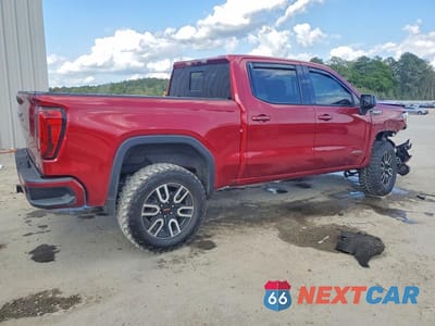 Trzecie zdjęcie samochodu z tyłu: 2019 GMC SIERRA K1500 AT4 VIN:3GTP9EEL2KG236622 - miniatura