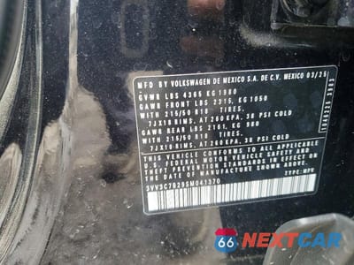 Zdjęcie 13 z 13 samochodu: 2025 VOLKSWAGEN TAOS SE BLACK VIN:3VV3C7B29SM041370 - miniatura
