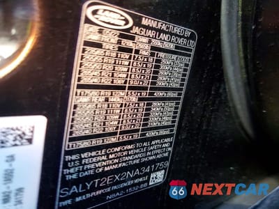 Zdjęcie 13 z 13 samochodu: 2022 LAND ROVER RANGE ROVER VELAR R-DYNAMIC S VIN:SALYT2EX2NA341759 - miniatura