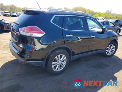 Trzecie zdjęcie samochodu z tyłu: 2016 NISSAN ROGUE SV VIN:KNMAT2MV3GP641111 - miniatura