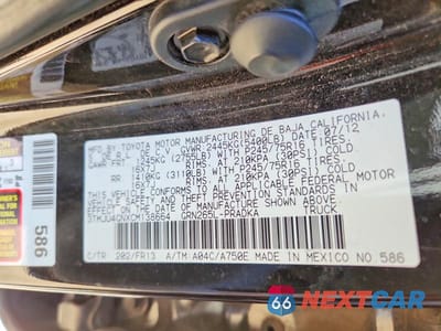 Zdjęcie 12 z 12 samochodu: 2012 TOYOTA TACOMA DOUBLE CAB PRERUNNER VIN:3TMJU4GNXCM138664 - miniatura