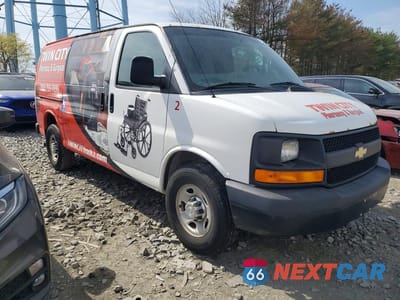 Czwarte zdjęcie samochodu z boku: 2016 CHEV EXPRESS G2500 VIN:1GCWGAFF2G1233163 - miniatura