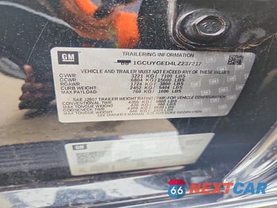 Zdjęcie 13 z 13 samochodu: 2020 CHEVROLET SILVERADO K1500 LTZ VIN:1GCUYGED4LZ237217 - miniatura
