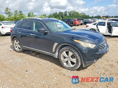 Czwarte zdjęcie samochodu z boku: 2010 INFINITI FX35 RWD VIN:JN8AS1MU7AM802805 - miniatura