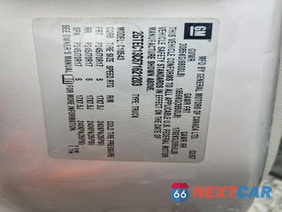Zdjęcie 12 z 12 samochodu: 2007 GMC NEW SIERRA C1500 VIN:2GTEC13C671621203 - miniatura