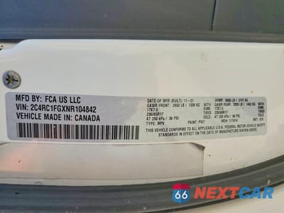 Zdjęcie 14 z 14 samochodu: 2022 CHRYSLER PACIFICA TOURING VIN:2C4RC1FGXNR104842 - miniatura