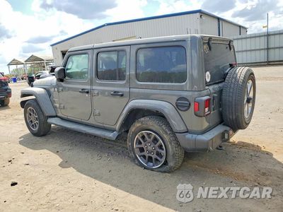 Drugie zdjęcie samochodu z przodu: 2022 JEEP WRANGLER UNLIMITED SAHARA VIN:1C4HJXEN9NW254078 - miniatura